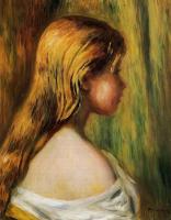 Renoir, Pierre Auguste - Head of a Young Girl